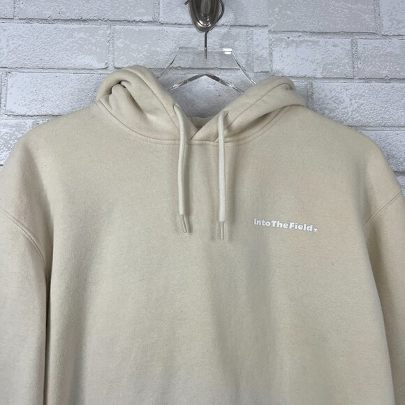 H&M Into the Field Cream Relaxed Hoodie Men's Size XS - Picture 7 of 11